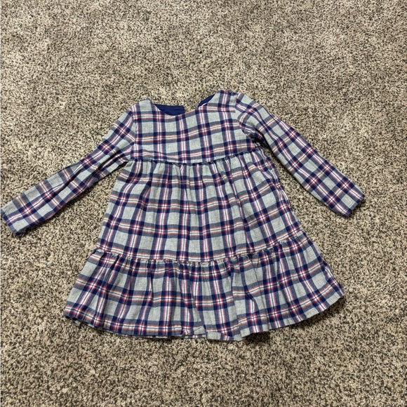 BODEN Toddler Girl Flannel Dress Size 2T - 3T - Picture 1 of 4